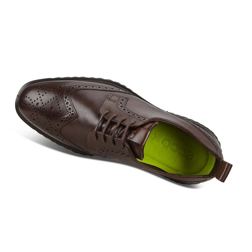 Ecco St.1 Hybrid Lite Wingtip Brogue Pensko Herre Brune | NO 530EBC